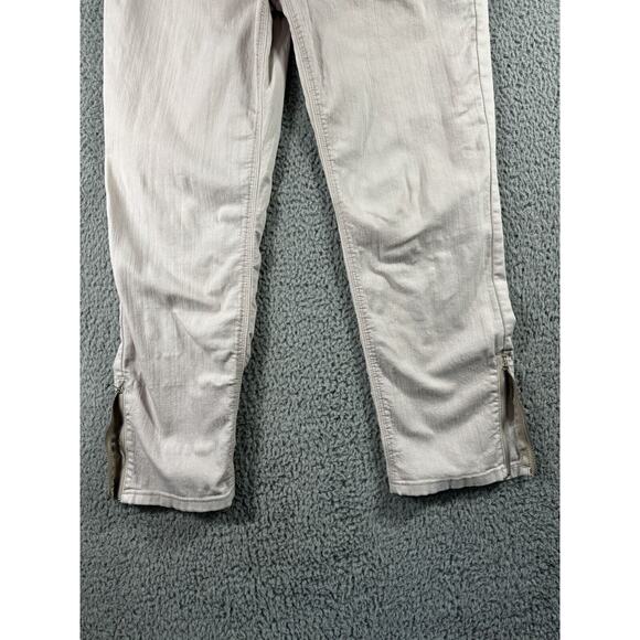 Chicos So Slimming Jeans Women 1 Mid Rise Ankle Zip Boho Feminine Cottagecore - Picture 6 of 10